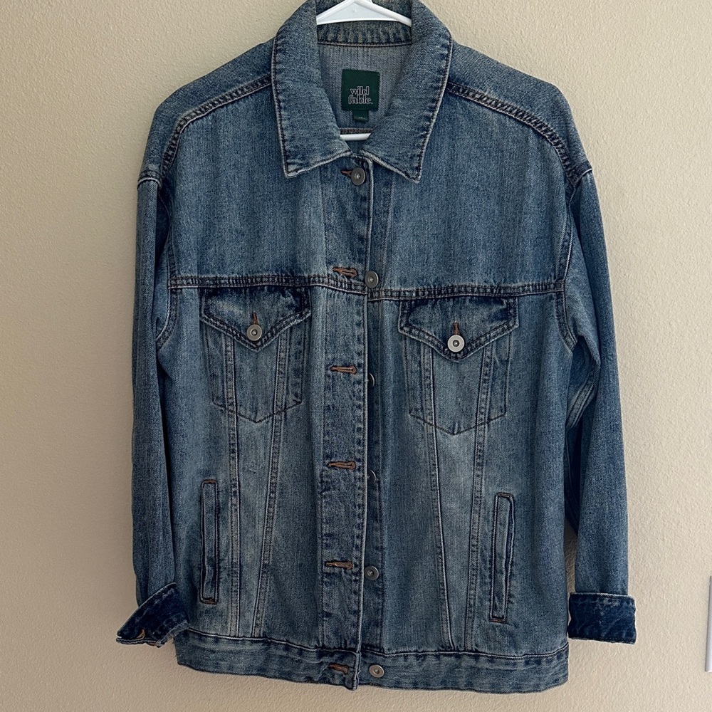 Wild Fable Blue Denim Jacket XS EUC - Picture 1 of 9